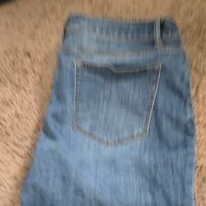 Classic Blue Denim Capris